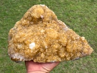 Image 2 of Citrine & Calcite Statement Cluster | Brazil #3038