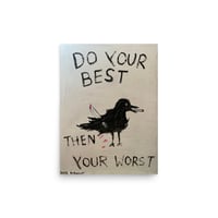 Image 2 of Do your best painting print 12x16”