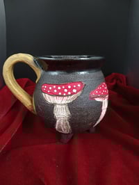 Image 1 of Amanitas Fairy Ring Cauldron Mug