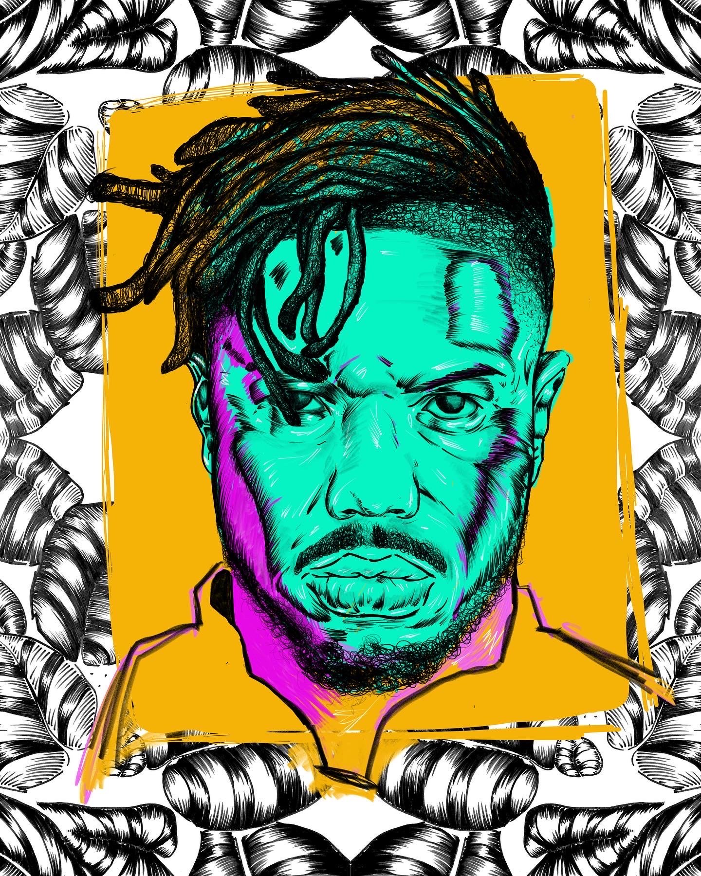 Michael B Jordan Killmonger poster 24 x 36