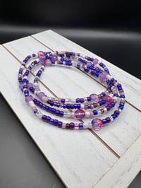 Image 1 of Purple Love Waist Beads