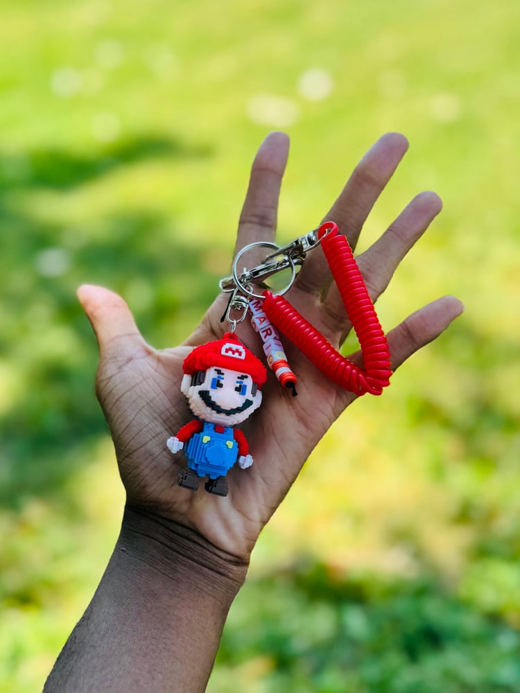Image of 3D silicone keychains 