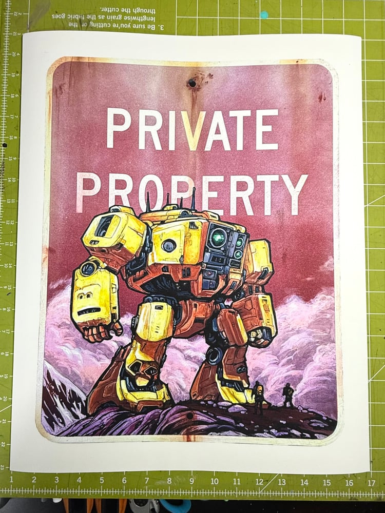 Image of PRINT 17’x20” “Maybe we should go..?”