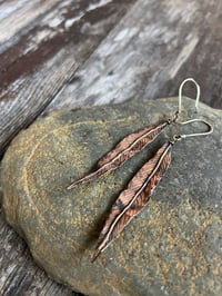 Image 2 of Autumn Leaf Earrings ~ Willow
