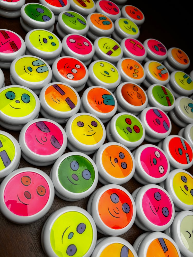 Image of Duncan ProYo handpainted NEON Yo-Yos