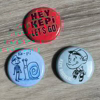 Kepi button set - 3 pk 