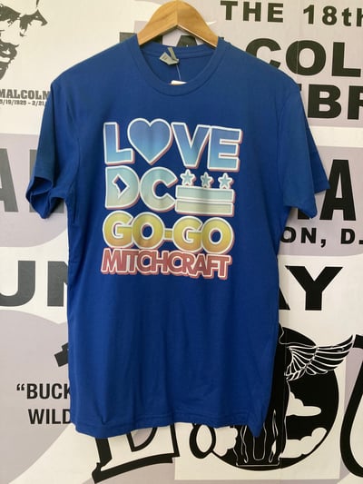 Image of LOVE DC GOGO "Sunset" Royal Blue T-Shirt