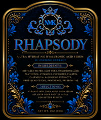 Image 2 of “RHAPSODY” ULTRA HYDRATING HYALURONIC ACID SERUM W/GINSENG EXTRACT 