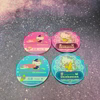 Sanrio Japan Hello Kitty Shinkansen Magnet and Acrylic Sticker