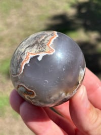 Image 3 of Volcano Agate Sphere #2832