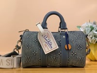 Image 1 of LV Denim Keepall