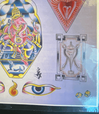 Image 2 of Vtg Flash 222 Tattoo San Francisco 1996 Buddha