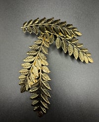 Image 3 of Extra Large Leaf Earrings 