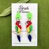 Eastern Rosella Earrings