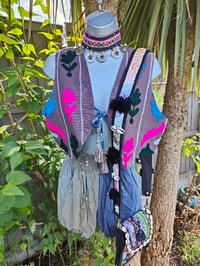 Image 4 of Fez Tribal choker green stones