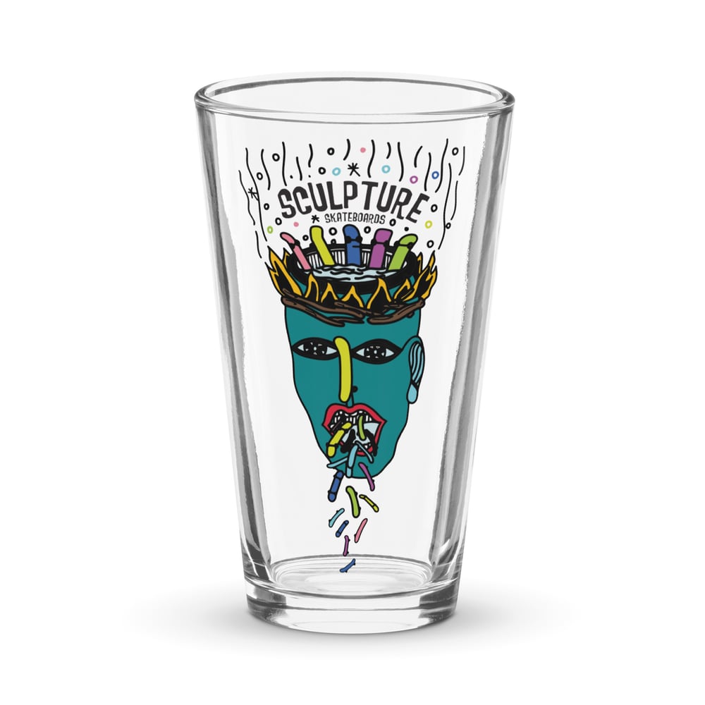hot tub head pint glass