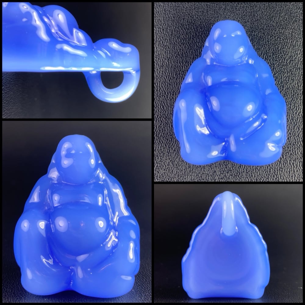 Image of Buddha Pendant - MilkyBlue 