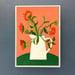 Image of Marigolds in a White Jug