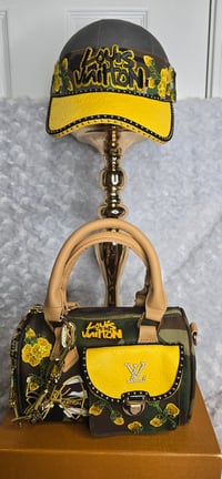 Image 1 of Yellow camo mini with visor