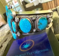 Image 3 of Freddie Maloney Turquoise cluster Cuff 