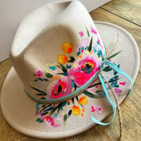 Image 1 of Hand Painted Hat 1