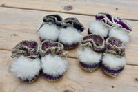 Image 9 of Wool Booties - 0-6 months - Handmade in Ireland