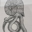 Image 2 of £50 originals - imaginary cephalopod, pointillism