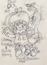 Image 2 of  Original drawing Cherry Cuddler & Gooseberry