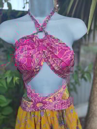 Image 1 of MYLA Tassel Top Pink/ Red