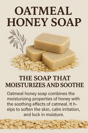 Image of Oatmeal Aloe Honey Soap