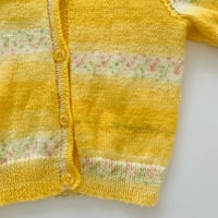 Image 3 of Hand knitted spring cardigan size 6-8 years 