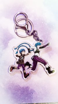 Jinx and Isha Keychain