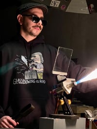 Image 4 of "Glassblowing Is Rad" Hoodie
