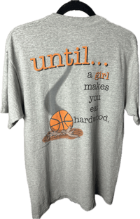 Image 2 of (L)Basketball “Hardwood” Double-Sided Graphic Tee 
