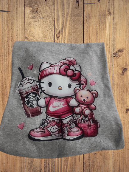 Image of Pink Kitty Starbucks Teddy Bear Shirt 