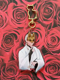 Fox Mask keychain 