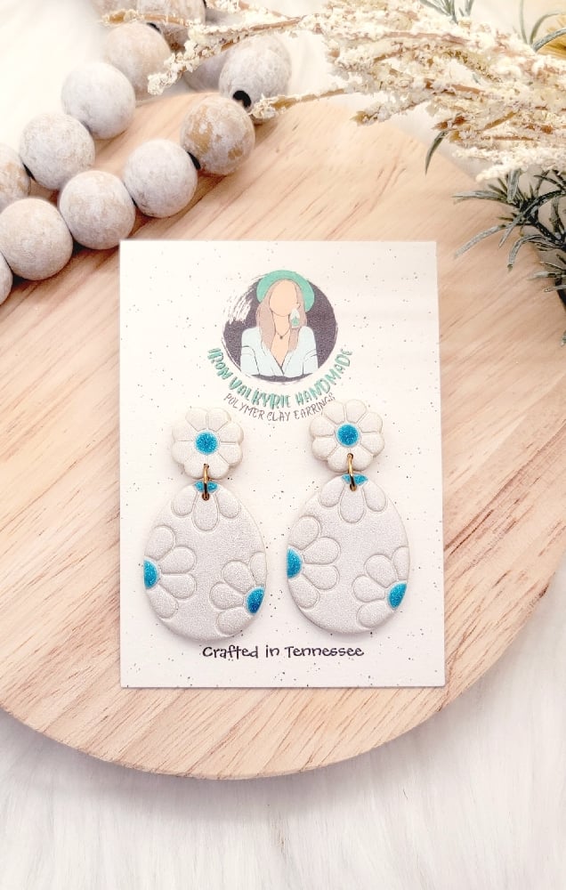 Image of Flower Egg Dangles