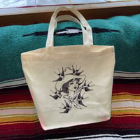 Image 1 of cowgirl tote bag 