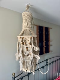 Image 2 of Jungle Leaf Macrame Chandelier