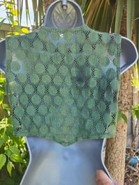 Image 4 of Lace Woodstock waistcoat with shells