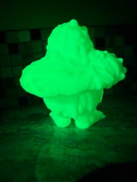 Image 5 of Mush Mush Hut “Mucus Green” GITD Sofubi Figure 