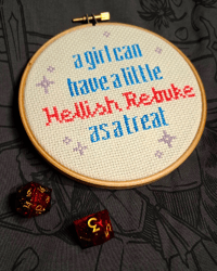 Image 2 of Hellish Rebuke | Cross Stitch