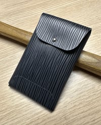 Image 2 of Hotel Cardholder - Black Hay Grained Calfskin 