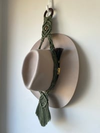 Image 2 of Macrame hat hanger- Design 1