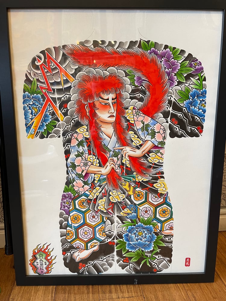 Image of Original Renjishi Backpiece watercolor