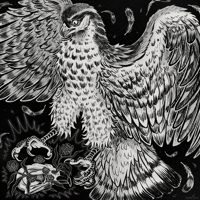 Image 6 of Sorrows of the Earth - Hawk Tapestry