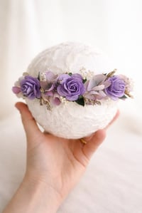 Image 1 of mini halo flowers Lavande