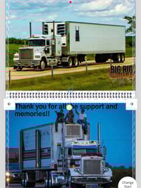 Image 5 of ‘26 Big Rig Boulevard Calendar.  Preorders 