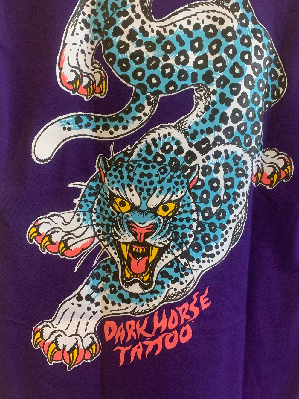 Image of Leopard Tee, Purple 