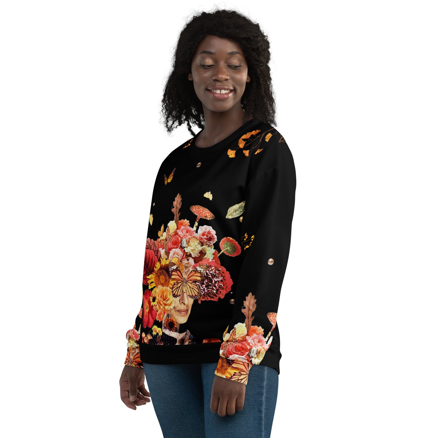 Image of Autumn Night - All Over Print - Pullover Unisex Sweatshirt